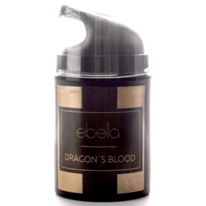 Marca: Ebella Natural Cosmetics. Imagen: DRAGONSBLOOD-BUENA.png. Crema Pantenol, Chia y Sangre de Dragón