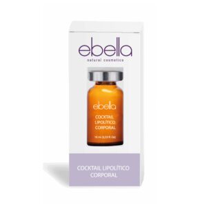 Marca: Ebella Natural Cosmetics. Imagen: cockteil-lipolitico-corporal-vial-ebella-unidosis-1.jpg. Cocktail Lipolítico Corporal, 1 Vial Ebella 10ml