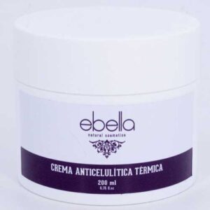 Marca: Ebella Natural Cosmetics. Imagen: crema-anticelulitica-termica-200ml.jpg. Crema Anticelulítica Térmica 200 ml