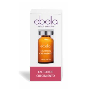 Marca: Ebella Natural Cosmetics. Imagen: factor-de-crecimiento-vial-ebella.jpg. Factor de Crecimiento, 1 Vial Ebella 5ml