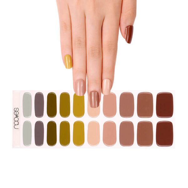 Marca: NOOVES. Imagen: Army-Chic_14.jpg. NOOVES NAILS Láminas de Uñas de Gel Precurado Premium - Army Chic | Multicolor | Tiras De Uñas De Gel semicurado| Pegatinas Uñas Semipermanente en Gel| Gel Nail stickers| Uñas de gel Pegatinas