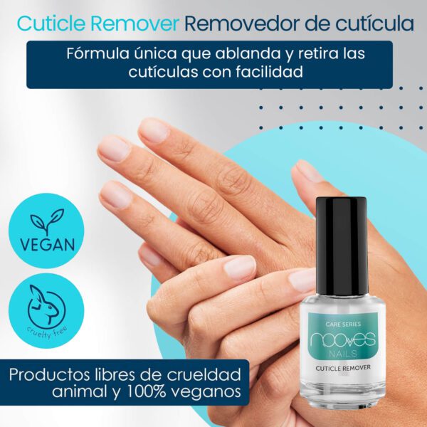 Marca: NOOVES. Imagen: B0C7H61NWQ.PT01.jpg. NOOVES NAILS - Cuticle Remover 15ml - Removedor de cutícula - Suaviza e hidrata las cutículas - Elimina la piel muerta