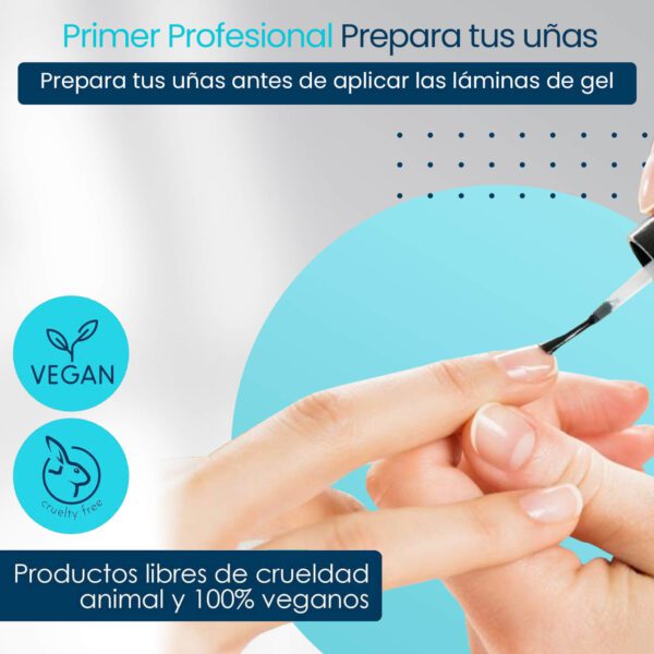 Marca: NOOVES. Imagen: B0C7R63XR5.PT01.jpg. NOOVES NAILS - Primer Profesional 15ml para uñas de gel - Para uñas Semipermanente - sin ácidos