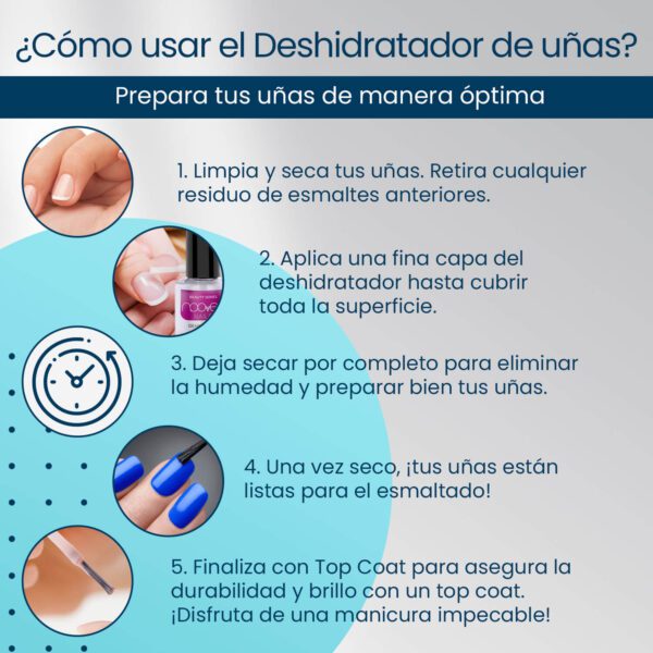 Marca: NOOVES. Imagen: B0CHV2THQP.PT03.jpg. Dehydrator 15 ml - Deshidratador y Preparador de Uñas - Nooves Nails