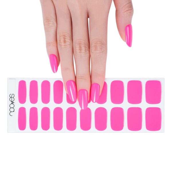 Marca: NOOVES. Imagen: Barbie-Girl_12.jpg. NOOVES NAILS Láminas de Uñas de Gel Precurado Premium - Barbie Girl | Rosa | Tiras De Uñas De Gel semicurado| Pegatinas Uñas Semipermanente en Gel| Gel Nail stickers| Uñas de gel Pegatinas