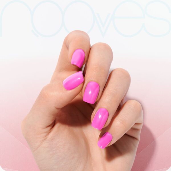 Marca: NOOVES. Imagen: Barbie-Girl_6.jpg. NOOVES NAILS Láminas de Uñas de Gel Precurado Premium - Barbie Girl | Rosa | Tiras De Uñas De Gel semicurado| Pegatinas Uñas Semipermanente en Gel| Gel Nail stickers| Uñas de gel Pegatinas