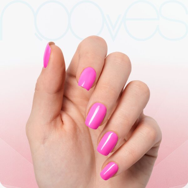 Marca: NOOVES. Imagen: Barbie-Girl_7.jpg. NOOVES NAILS Láminas de Uñas de Gel Precurado Premium - Barbie Girl | Rosa | Tiras De Uñas De Gel semicurado| Pegatinas Uñas Semipermanente en Gel| Gel Nail stickers| Uñas de gel Pegatinas