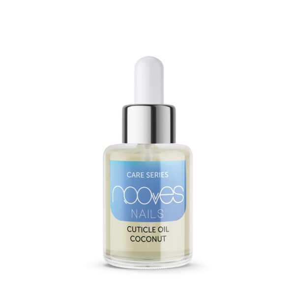 Marca: NOOVES. Imagen: Bote30-pipeta_copia.jpg. NOOVES NAILS - Cuticle Oil Coconut 30ml - Aceite para cutículas y uñas - Aroma Coco