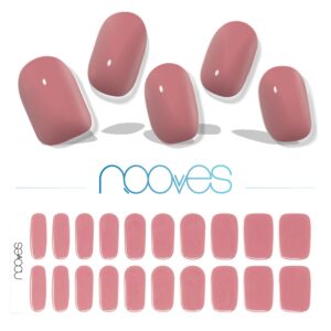 Marca: NOOVES. Imagen: Dusty-Rose.jpg. NOOVES NAILS Láminas de Uñas de Gel Precurado Premium - Dusty Rose - Rosa | Tiras De Uñas De Gel Semicurado| Pegatinas Uñas Semipermanente en Gel| Gel Nail stickers| Uñas de gel Pegatinas