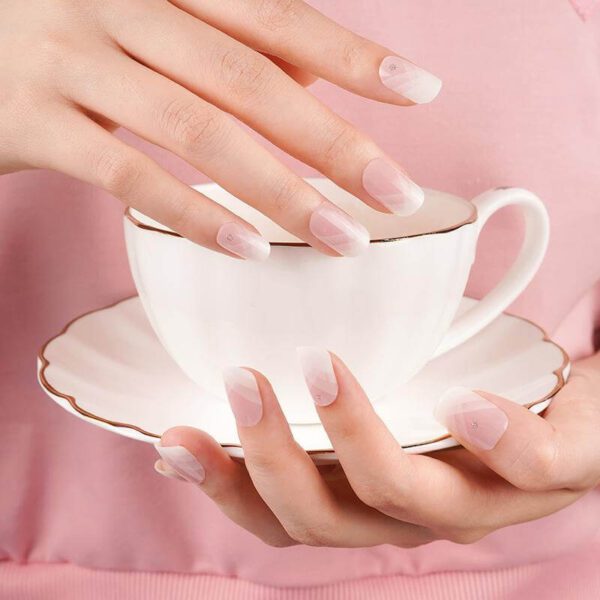 Marca: NOOVES. Imagen: FrenchElegance_7.jpg. NOOVES NAILS Láminas de Uñas de Gel Precurado Premium - French Elegance | Francesa | Tiras De Uñas De Gel semicurado| Pegatinas Uñas Semipermanente en Gel| Gel Nail stickers| Uñas de gel Pegatinas