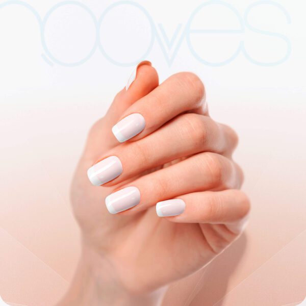 Marca: NOOVES. Imagen: French_Grace_1.jpg. NOOVES NAILS Láminas de Uñas de Gel Precurado Premium - French Grace | Francesa | Tiras De Uñas De Gel semicurado| Pegatinas Uñas Semipermanente en Gel| Gel Nail stickers| Uñas de gel Pegatinas