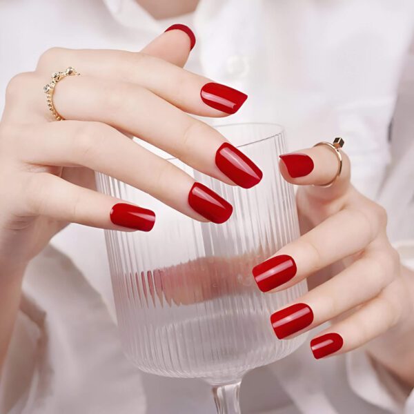 Marca: NOOVES. Imagen: Jtaime_8_1.jpg. NOOVES - Láminas de Gel para Uñas|Je t'aime - Rojo 20 uds, Uñas de Gel Semicuradas Premium, Gel Nail Stickers,Pegatinas Uñas de Gel, Incluye 1 Lima de Uñas y 1 Palito de Naranjo, Vegano