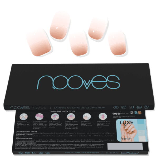 Marca: NOOVES. Imagen: Lamina_de_unas_de_gel_Premium_Nooves_Desert.png. NOOVES NAILS Láminas de Uñas de Gel Precurado Premium - Desert - LUXE - Degradado | Tiras De Uñas De Gel Semicurado| Pegatinas Uñas Semipermanente en Gel| Gel Nail stickers| Uñas de gel Pegatinas