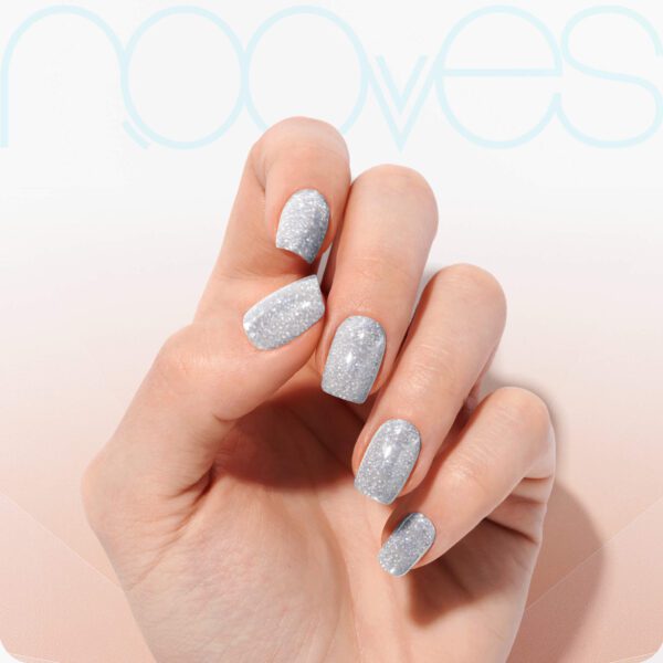 Marca: NOOVES. Imagen: LaminasdeGel3DazzlingDiva.jpg. Starter Kit Beauty Glitter |2 Láminas de Uñas de Gel Precurado Premium|Lámpara de uñas UV/LED|Gel Top Coat Glossy|Tiras De Uñas De Gel semicurado|Pegatinas Uñas Semipermanente en Gel|Gel Nail stickers