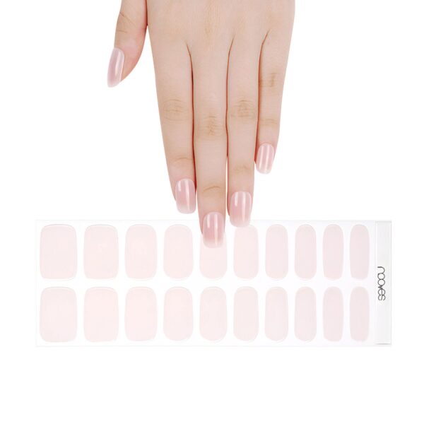 Marca: NOOVES. Imagen: Lovely-Pink-14.jpg. NOOVES NAILS Láminas de Uñas de Gel Precurado Premium - Lovely Pink | Blanco | Tiras De Uñas De Gel semicurado| Pegatinas Uñas Semipermanente en Gel| Gel Nail stickers| Uñas de gel Pegatinas