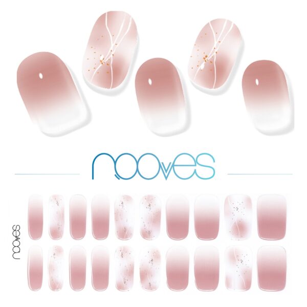 Marca: NOOVES. Imagen: Michelle.jpg. NOOVES NAILS Láminas de Uñas de Gel Precurado Premium - Michelle - Art Design | Tiras De Uñas De Gel Semicurado| Pegatinas Uñas Semipermanente en Gel| Gel Nail stickers| Uñas de gel Pegatinas