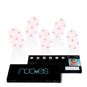 Marca: NOOVES. Imagen: NG2000131-Crystal-Rose.jpg. NOOVES NAILS Láminas de Uñas de Gel Precurado Premium - Crystal Rose - Multicolor | Tiras De Uñas De Gel Semicurado| Pegatinas Uñas Semipermanente en Gel| Gel Nail stickers| Uñas de gel Pegatinas