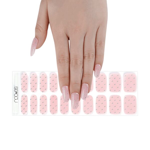 Marca: NOOVES. Imagen: NG2000131_7CrystalRose.jpg. NOOVES NAILS Láminas de Uñas de Gel Precurado Premium - Crystal Rose - Multicolor | Tiras De Uñas De Gel Semicurado| Pegatinas Uñas Semipermanente en Gel| Gel Nail stickers| Uñas de gel Pegatinas