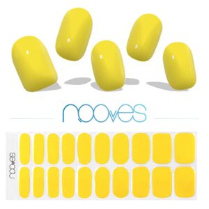 Marca: NOOVES. Imagen: NG200025-Chiaro-Sole_6.jpg. NOOVES NAILS Láminas de Uñas de Gel Precurado Premium - Chiaro Sole - Amarillo | Tiras De Uñas De Gel Semicurado| Pegatinas Uñas Semipermanente en Gel| Gel Nail stickers| Uñas de gel Pegatinas