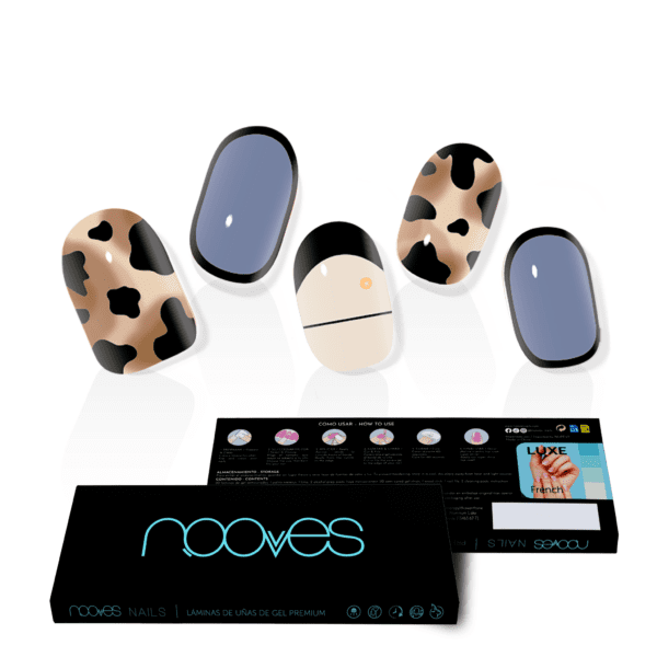 Marca: NOOVES. Imagen: NG200216_Cheetah_Passion.png. NOOVES NAILS Láminas de Uñas de Gel Precurado Premium - Cheetah Passion - Nail Art | Tiras De Uñas De Gel Semicurado| Pegatinas Uñas Semipermanente en Gel| Gel Nail stickers| Uñas de gel Pegatinas