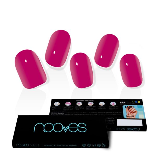 Marca: NOOVES. Imagen: NG200237-Regal-Orchid.jpg. NOOVES NAILS Láminas de Uñas de Gel Precurado Premium - Regal Orchid - Rojo | Tiras De Uñas De Gel semicurado| Pegatinas Uñas Semipermanente en Gel| Gel Nail stickers| Uñas de gel Pegatinas