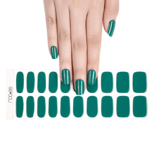 Marca: NOOVES. Imagen: NG200239_7EmeraldOasis.jpg. NOOVES NAILS Láminas de Uñas de Gel Precurado Premium - Emerald Oasis - Verde | Tiras De Uñas De Gel Semicurado| Pegatinas Uñas Semipermanente en Gel| Gel Nail stickers| Uñas de gel Pegatinas