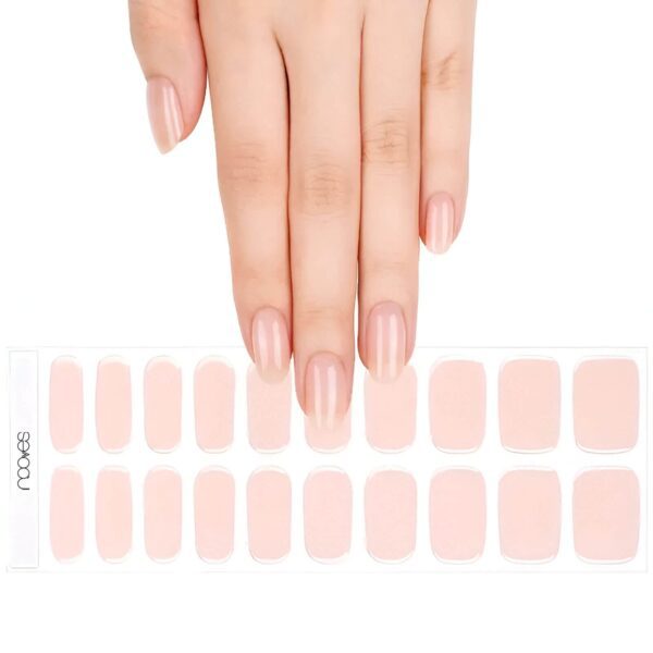 Marca: NOOVES. Imagen: Natural5_1.jpg. NOOVES - Láminas de Gel para Uñas|Natural Nude 20 uds, Uñas de Gel Semicuradas Premium, Gel Nail Stickers,Pegatinas Uñas de Gel, Incluye 1 Lima de Uñas y 1 Palito de Naranjo, Vegano