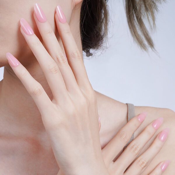 Marca: NOOVES. Imagen: Pale_Pink_P.jpg. NOOVES - Láminas de Gel para Uñas|Pale Pink - Rosa 20 uds, Uñas de Gel Semicuradas Premium, Gel Nail Stickers,Pegatinas Uñas de Gel, Incluye 1 Lima de Uñas y 1 Palito de Naranjo, Vegano