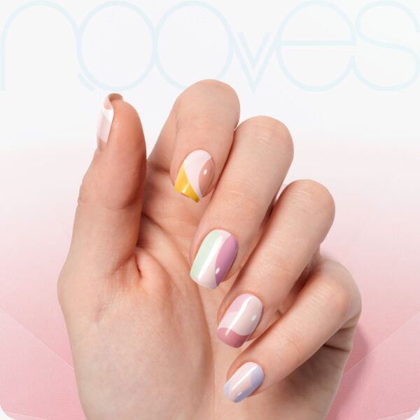 Marca: NOOVES. Imagen: Paradise_6.jpg. NOOVES NAILS Láminas de Uñas de Gel Precurado Premium - Paradise | Art Design | Tiras De Uñas De Gel semicurado| Pegatinas Uñas Semipermanente en Gel| Gel Nail stickers| Uñas de gel Pegatinas