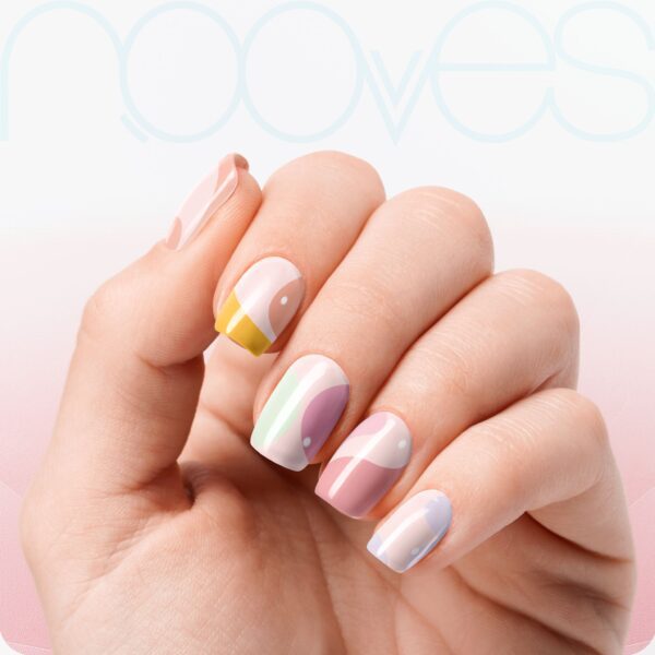 Marca: NOOVES. Imagen: Paradise_8.jpg. NOOVES NAILS Láminas de Uñas de Gel Precurado Premium - Paradise | Art Design | Tiras De Uñas De Gel semicurado| Pegatinas Uñas Semipermanente en Gel| Gel Nail stickers| Uñas de gel Pegatinas