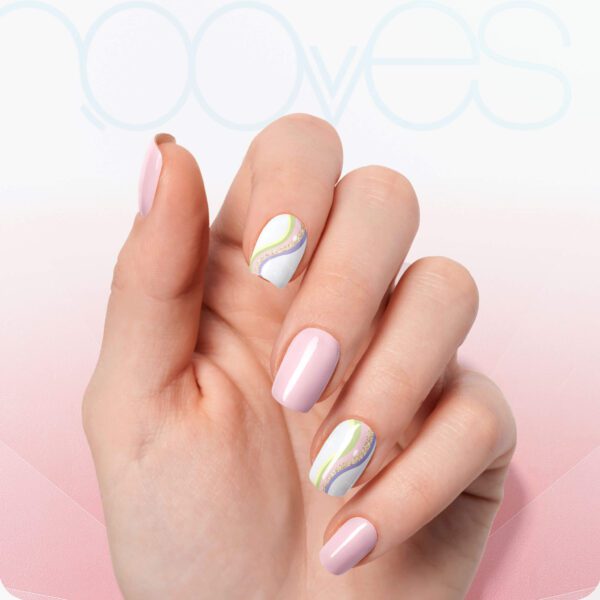 Marca: NOOVES. Imagen: Pink-Paris_2.jpg. NOOVES - Láminas de Gel para Uñas|Pink Paris - Nail Art 20 uds, Uñas de Gel Semicuradas Premium, Gel Nail Stickers,Pegatinas Uñas de Gel, Incluye 1 Lima de Uñas y 1 Palito de Naranjo, Vegano