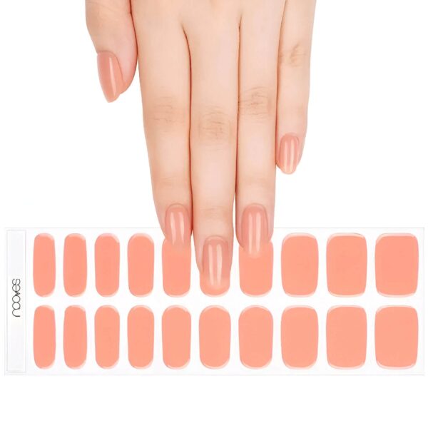 Marca: NOOVES. Imagen: Powder5_1.jpg. NOOVES - Láminas de Gel para Uñas|Powder Blush - Nude 20 uds, Uñas de Gel Semicuradas Premium, Gel Nail Stickers,Pegatinas Uñas de Gel, Incluye 1 Lima de Uñas y 1 Palito de Naranjo, Vegano