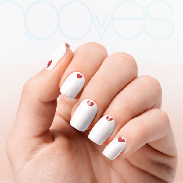 Marca: NOOVES. Imagen: Romance-10.jpg. NOOVES NAILS Láminas de Uñas de Gel Precurado Premium - Romance | Glitter | Tiras De Uñas De Gel semicurado| Pegatinas Uñas Semipermanente en Gel| Gel Nail stickers| Uñas de gel Pegatinas