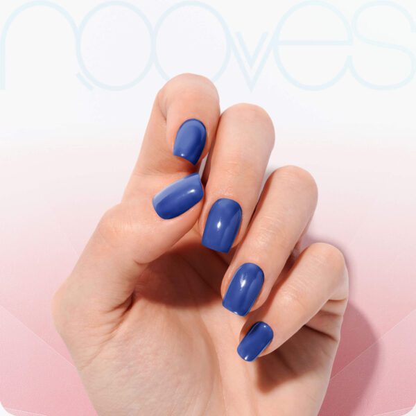 Marca: NOOVES. Imagen: Royal-Navy-8.jpg. NOOVES NAILS Láminas de Uñas de Gel Precurado Premium - Royal Blue - Azul| Tiras De Uñas De Gel semicurado| Pegatinas Uñas Semipermanente en Gel| Gel Nail stickers| Uñas de gel Pegatinas