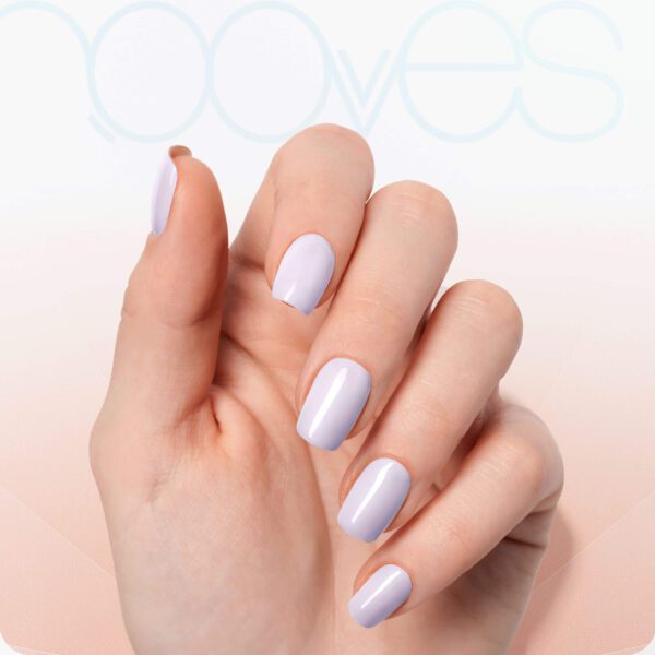 Marca: NOOVES. Imagen: Soft-Lilac-1_1.jpg. Láminas de Uñas de Gel Precurado Soft + Lámpara de secado de uñas UV/LED PORTÁTIL 8w|Tiras De Uñas De Gel semicurado|Pegatinas Uñas Semipermanente en Gel|Gel Nail stickers|Uñas de gel Pegatinas