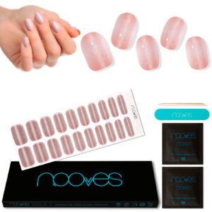 Marca: NOOVES. Imagen: ToffeMagnet1_4724c992-402a-4f4b-8b58-adf689bed47d.jpg. NOOVES - Láminas de Gel para Uñas|Toffe Magnet - Glitter - 20 uds, Uñas de Gel Semicuradas Premium, Gel Nail Stickers,Pegatinas Uñas de Gel, Incluye 1 Lima de Uñas y 1 Palito de Naranjo, Vegano