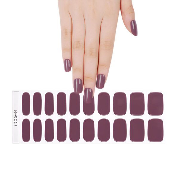 Marca: NOOVES. Imagen: Violet_6.jpg. NOOVES - Láminas de Gel para Uñas|Violet Ether - Violeta | 20 uds, Uñas de Gel Semicuradas Premium, Gel Nail Stickers,Pegatinas Uñas de Gel, Incluye 1 Lima de Uñas y 1 Palito de Naranjo, Vegano