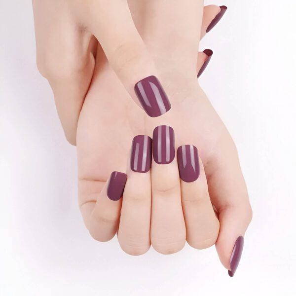 Marca: NOOVES. Imagen: Violet_9_1.jpg. NOOVES - Láminas de Gel para Uñas|Violet Ether - Violeta | 20 uds, Uñas de Gel Semicuradas Premium, Gel Nail Stickers,Pegatinas Uñas de Gel, Incluye 1 Lima de Uñas y 1 Palito de Naranjo, Vegano