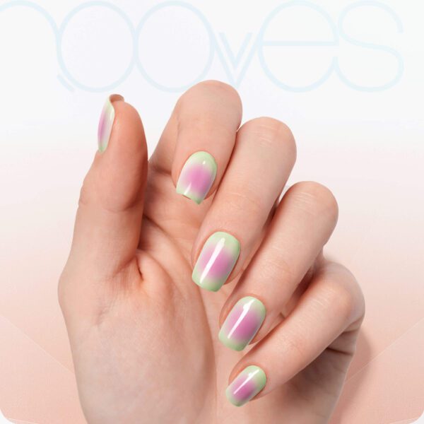 Marca: NOOVES. Imagen: Zen-Garden-9.jpg. NOOVES NAILS Láminas de Uñas de Gel Precurado Premium - Zen Garden - Verde| Tiras De Uñas De Gel semicurado| Pegatinas Uñas Semipermanente en Gel| Gel Nail stickers| Uñas de gel Pegatinas