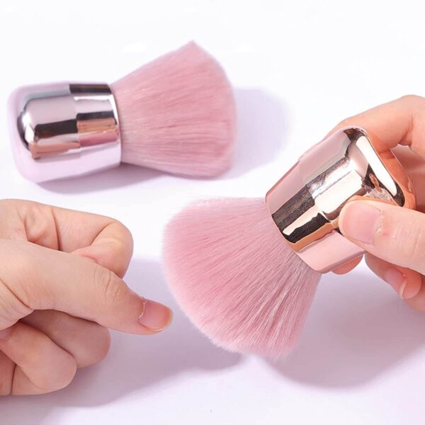 Marca: NOOVES. Imagen: brocha6.jpg. NOOVES NAILS Dust Brush - Brocha de Manicura - Maquillaje - Limpieza de uñas - Rosa