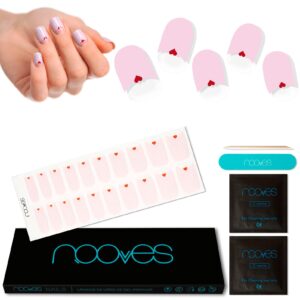 Marca: NOOVES. Imagen: lamourMesadetrabajo1.jpg. NOOVES NAILS Láminas de Uñas de Gel Precurado Premium - L'Amour | Rosa | Tiras De Uñas De Gel semicurado| Pegatinas Uñas Semipermanente en Gel| Gel Nail stickers| Uñas de gel Pegatinas