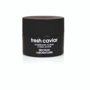 Marca: ERICSON LABORATOIRE PARIS. Imagen: E1011-2-scaled.jpg. FRESH CAVIAR. CORAL SCRUB jar of 50 ml