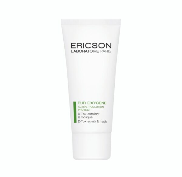 Marca: ERICSON LABORATOIRE PARIS. Imagen: E131HD_cmyk-copie-scaled.jpg. PUR OXYGEN D-TOX SCRUB & MASK