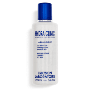 Marca: ERICSON LABORATOIRE PARIS. Imagen: E2338.png. HYDRA CLINIC. AQUA SOURCE MICELLAR LOTION CLEANSER