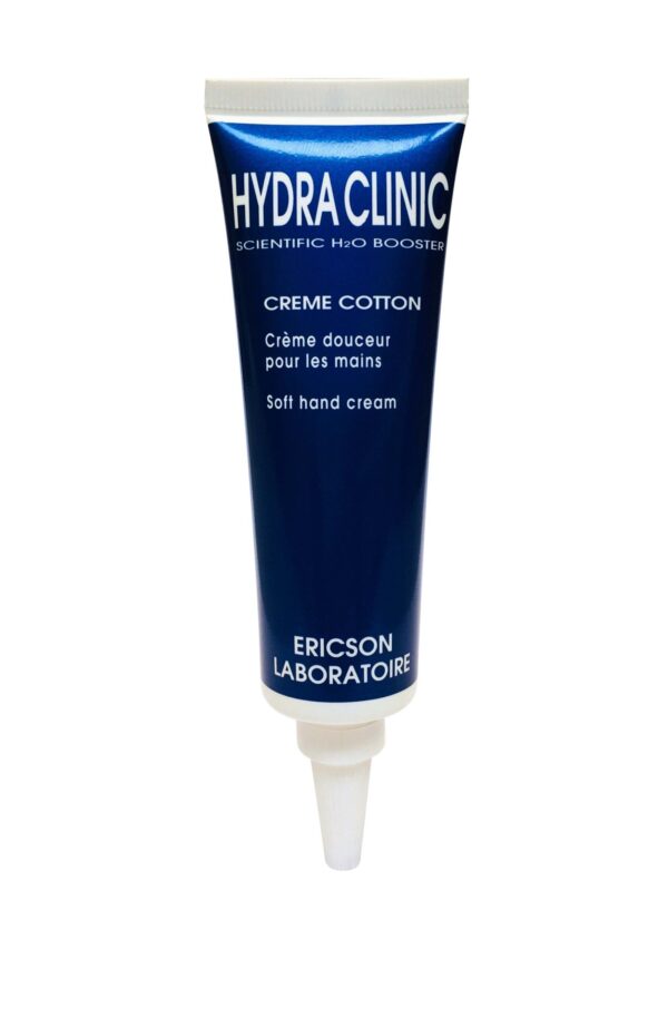 Marca: ERICSON LABORATOIRE PARIS. Imagen: E2339-scaled.jpg. HYDRA CLINIC CREME COTTON CREMA DE MANOS