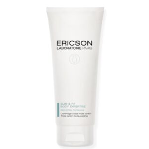 Marca: ERICSON LABORATOIRE PARIS. Imagen: E269_Gommage_Corps_Triple_Action_200ml-scaled.jpg. SLIM & BODY FIT EXPERTISE.TRIPLE ACTION BODY PEEL