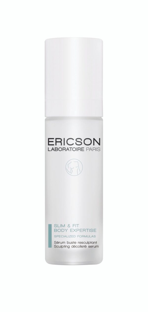 Marca: ERICSON LABORATOIRE PARIS. Imagen: E279_Serum_Buste_Resculpant_30ml-scaled.jpg. SLIM & BODY FIT EXPERTISE.SCULPTING DECOLLETE SERU