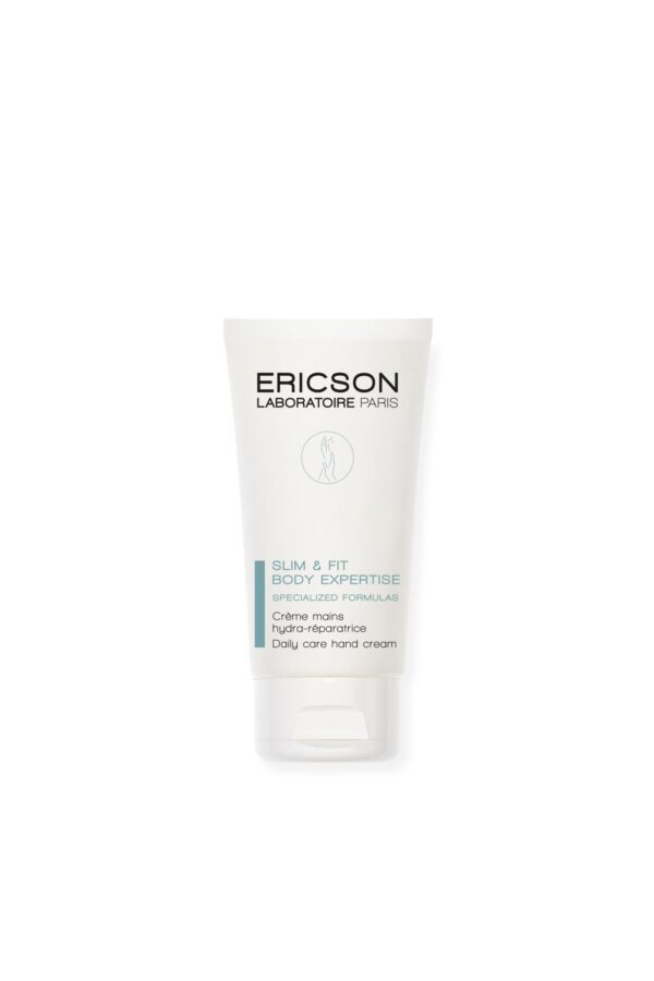 Marca: ERICSON LABORATOIRE PARIS. Imagen: E282_Creme_Mains_50ml-scaled.jpg. SLIM & BODY FIT EXPERTISE.DAILY CARE HAND CREAM