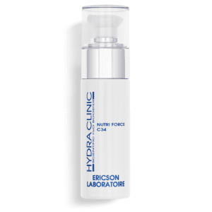 Marca: ERICSON LABORATOIRE PARIS. Imagen: E797.png. HYDRA CLINIC. NUTRI-FORCE C34. Repair serum bottle