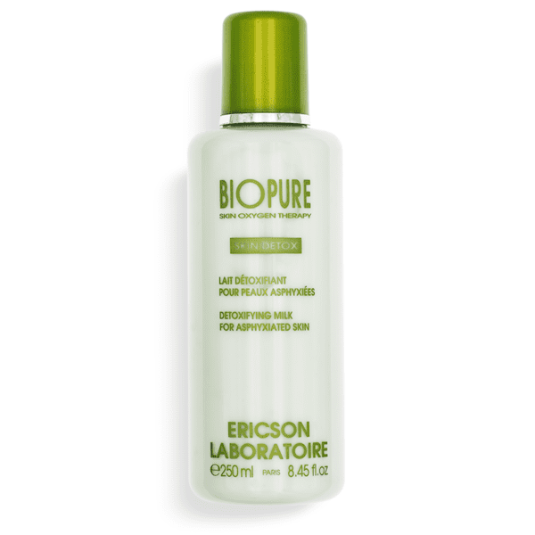 Marca: ERICSON LABORATOIRE PARIS. Imagen: E837.png. BIOPURE. DETOXIFYING MILK bottle of 250 ml